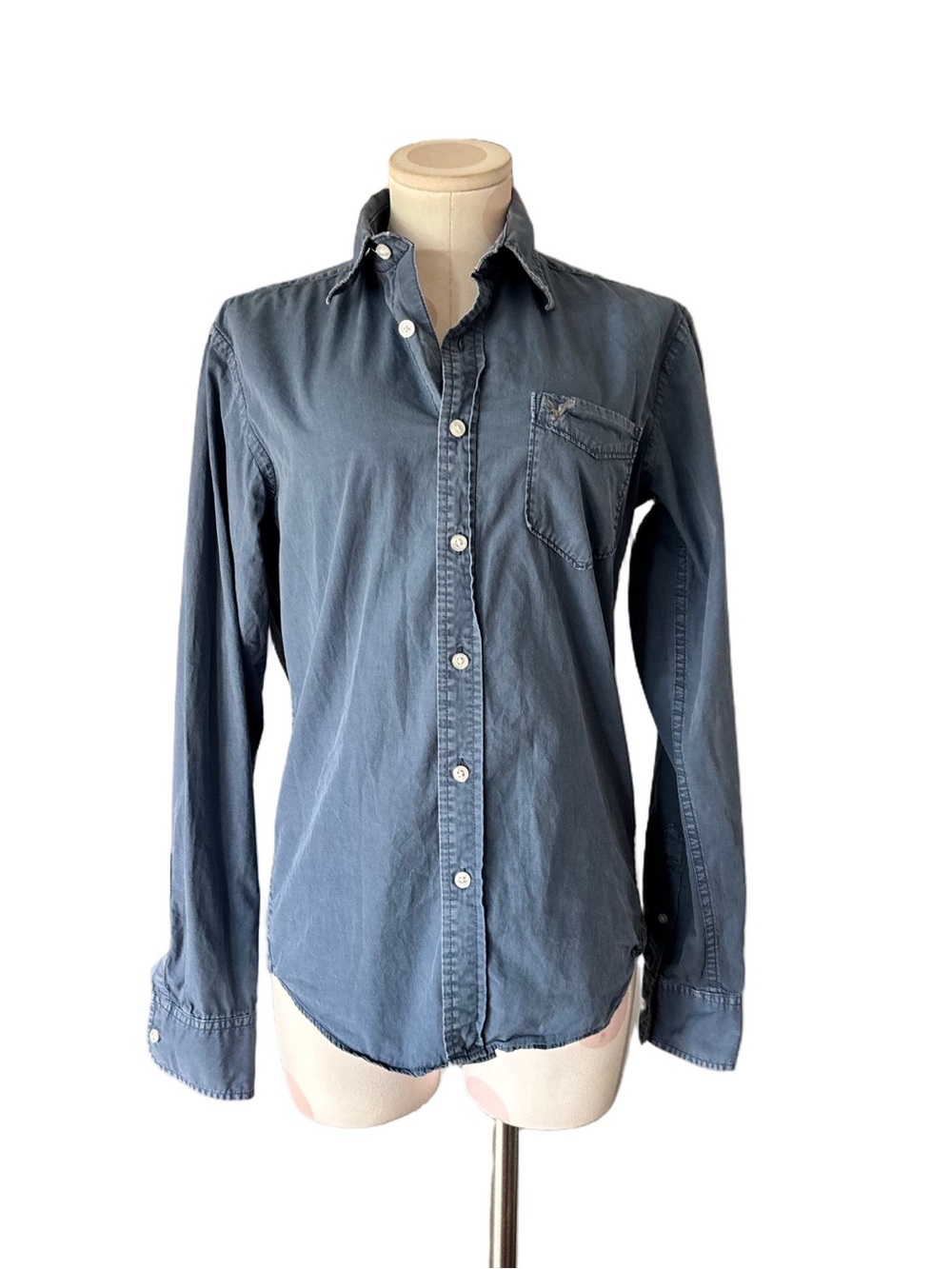 American Eagle Chambray - Cotton Athletic Fit - XS